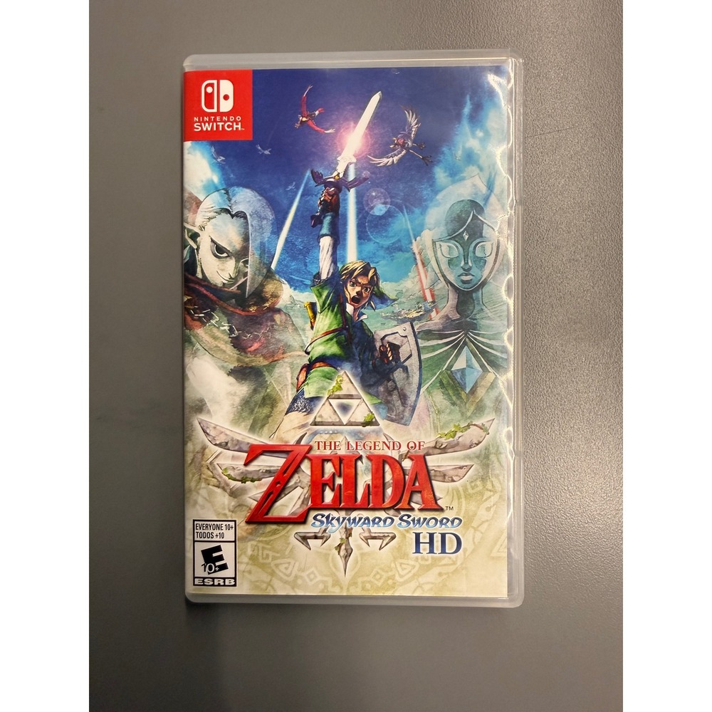 Nintendo Legend of Zelda Skyward Sword HD Switch Excellent Physical Game Case